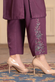 Motif Silk Karandi Embroidered Co-Ord Set-063
