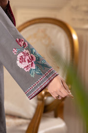 Motif Khaddar Embroidered Co-ord Set-045