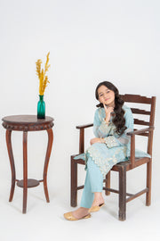 Motif Girls Schifilli Embroidered Suit