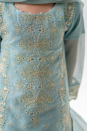 Motif Girls Schifilli Embroidered Suit