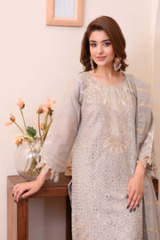 Motif Sequence Embroidered Suit
