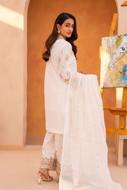 Motif Lawn Embroidered Suit