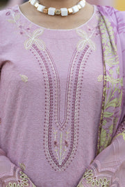 Motif Chikankari Embroidered Suit