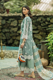 Motif Cotton Embroidered Suit
