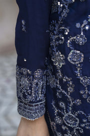 Motif Chiffon Embroidered Suit