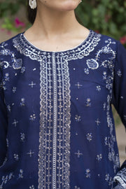 Motif Chiffon Embroidered Suit