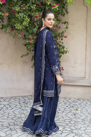 Motif Chiffon Embroidered Suit