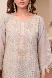 Motif Sequence Embroidered Suit