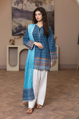 Motif Lawn Printed Suit