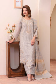 Motif Sequence Embroidered Suit