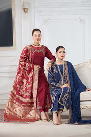 Motif Golden Brosha Embroidered Suit