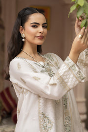 Motif Khaddi Net Embroidered Suit