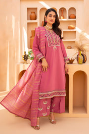 Motif Embroidered Lawn Suit