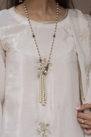 Motif Embroidered Suit