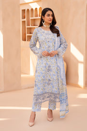Motif Lawn Printed Suit