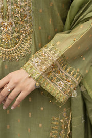 Motif Jacquard Embroidered Suit