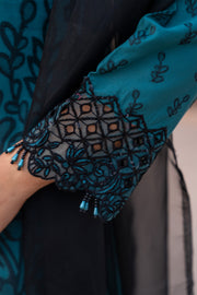 Motif Jacquard Embroidered Suit