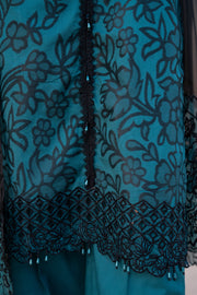 Motif Jacquard Embroidered Suit
