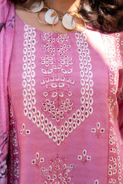 Motif Sequence Embroidered Suit