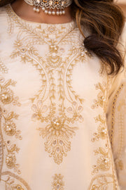 Motif Jacquard Embroidered Suit
