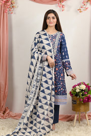 Motif Khaddar Printed Suit