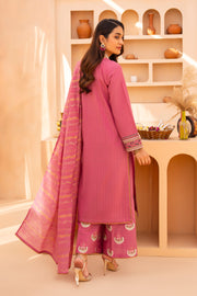 Motif Embroidered Lawn Suit