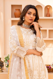 Motif Jacquard Embroidered Suit