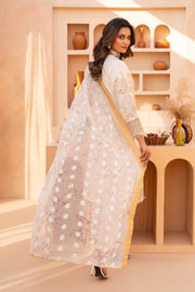 Motif Jacquard Embroidered Suit