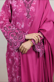 Motif Printed Khaddar Suit