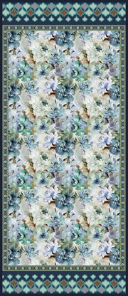 Blue Daisy Dupatta