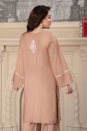 Motif Viscose Embroidered Co-ord Set-011