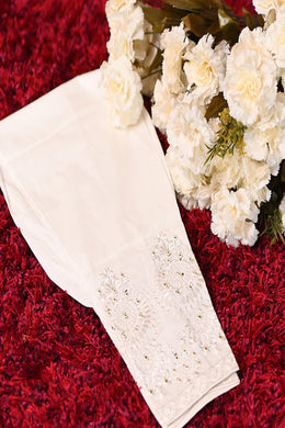 white trousers