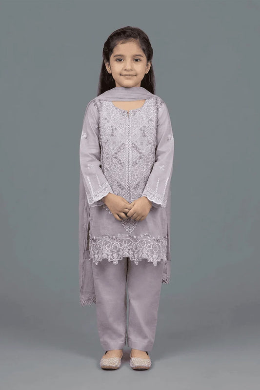 Motif Kids Lawn Embroidered Suit-033