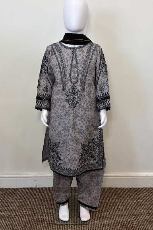 Motif Kids Cotton Printed Suit-26524