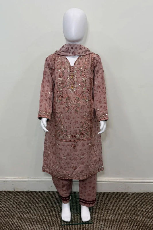 Motif Kids Cotton Printed Suit-26532
