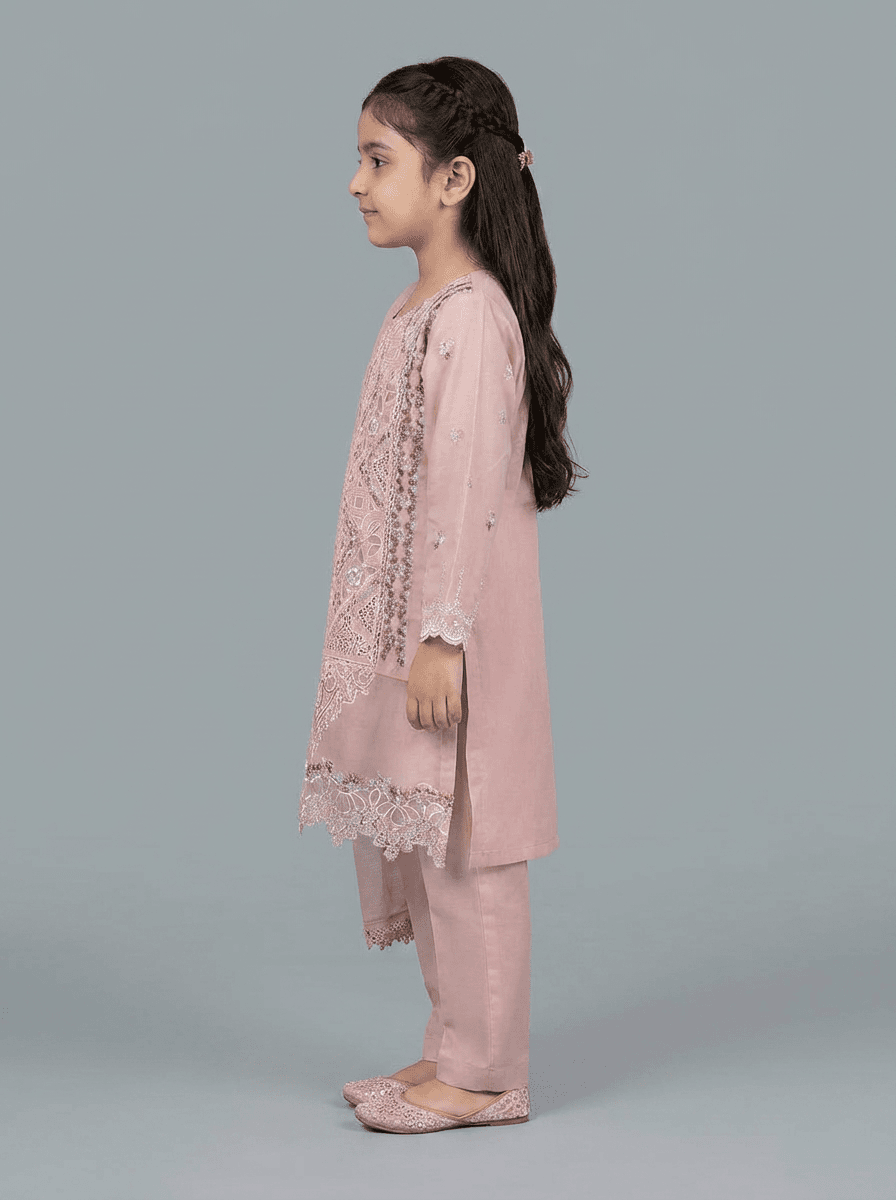 Motif Kids Lawn Embroidered Suit-033