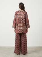 Motif Printed Co-ord Set-011