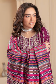 Motif Staple Rod Embroidered Suit