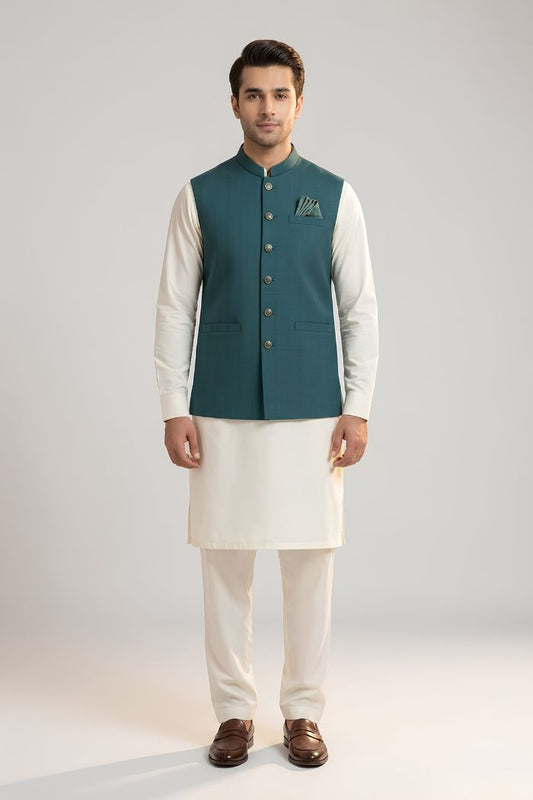Motif Men's Waistcoat-8076