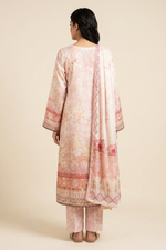 Motif Silk Embroidered Suit-001