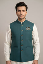 Motif Men's Waistcoat-8076