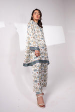 Motif Silk Printed Co-ord Set-3967