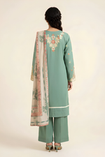 Motif Khaddar Embroidered Suit-074