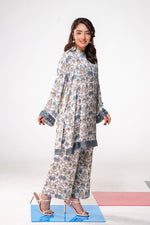 Motif Silk Printed Co-ord Set-3967