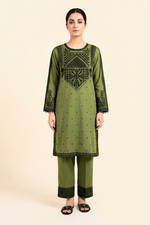 Motif Khaddar Embroidered suit-3980