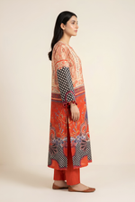 Motif PRINTED SILK SUIT-4259