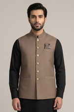 Motif Men's Waistcoat-8096