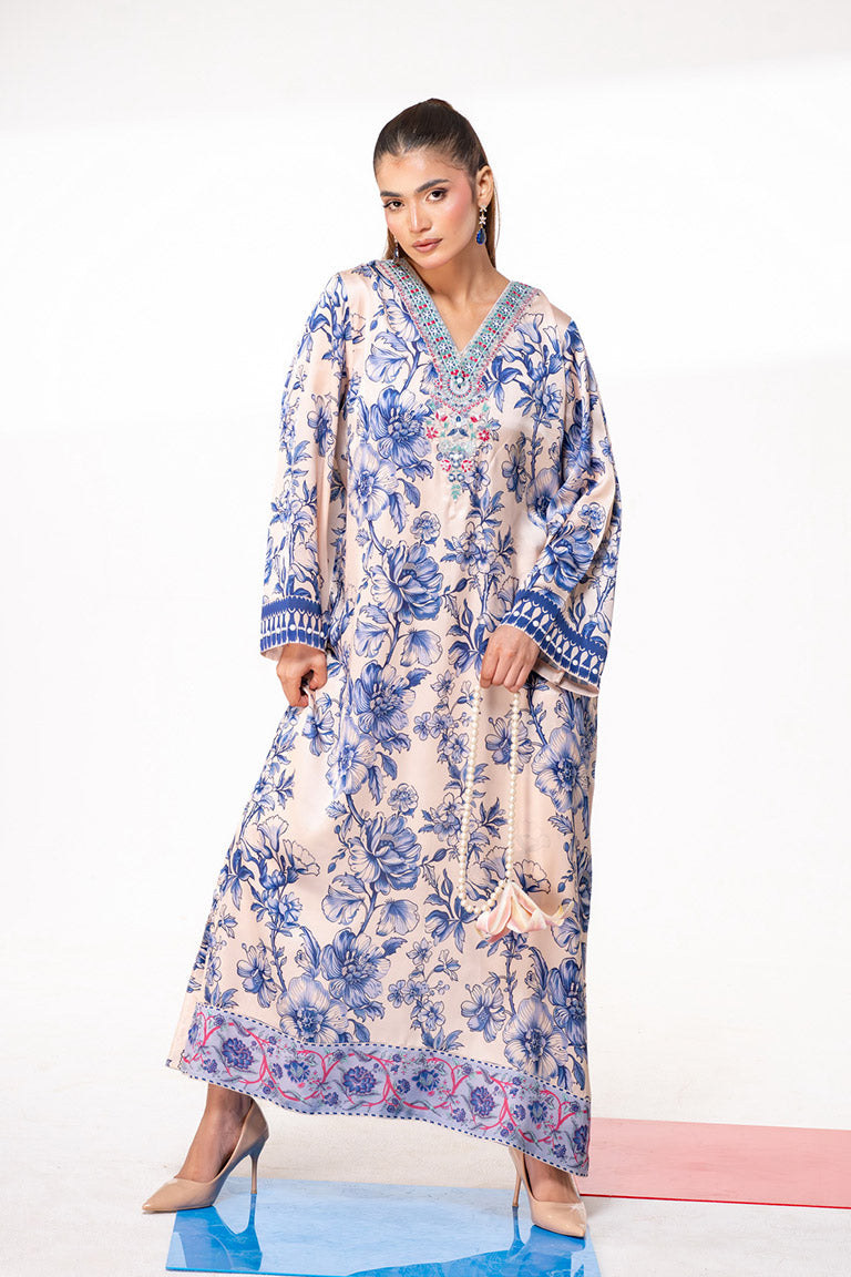 Motif Silk Printed Co-ord Set-3969