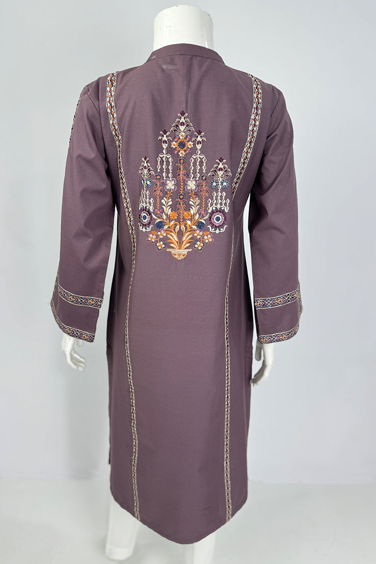 Motif Cotton Embroidered Kurta