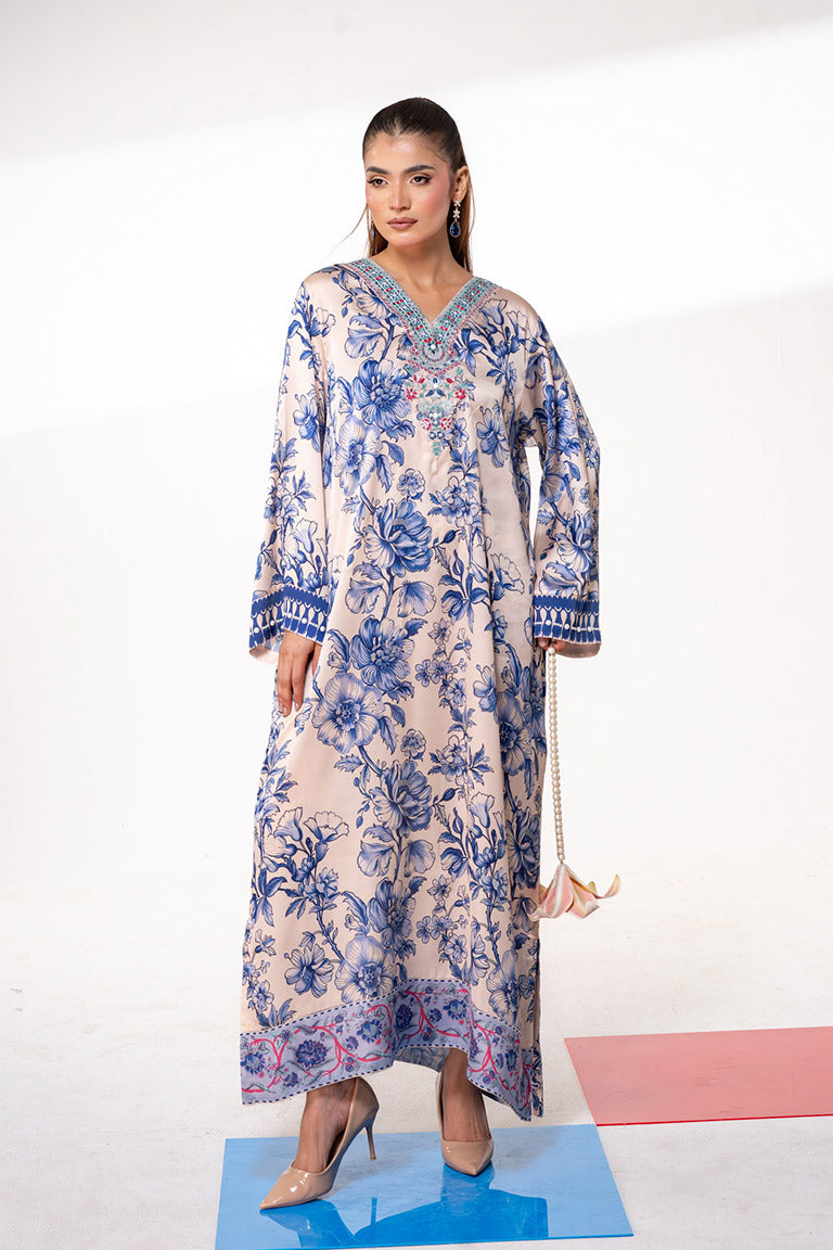Motif Silk Printed Co-ord Set-3969